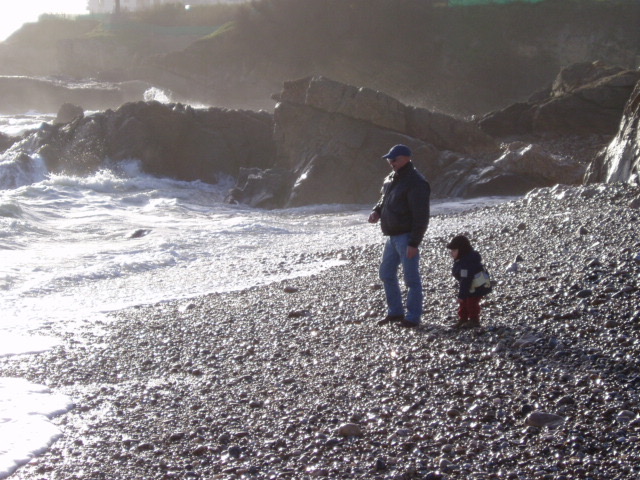 Kaïto Rimbaud et son grand-père, photo argentique