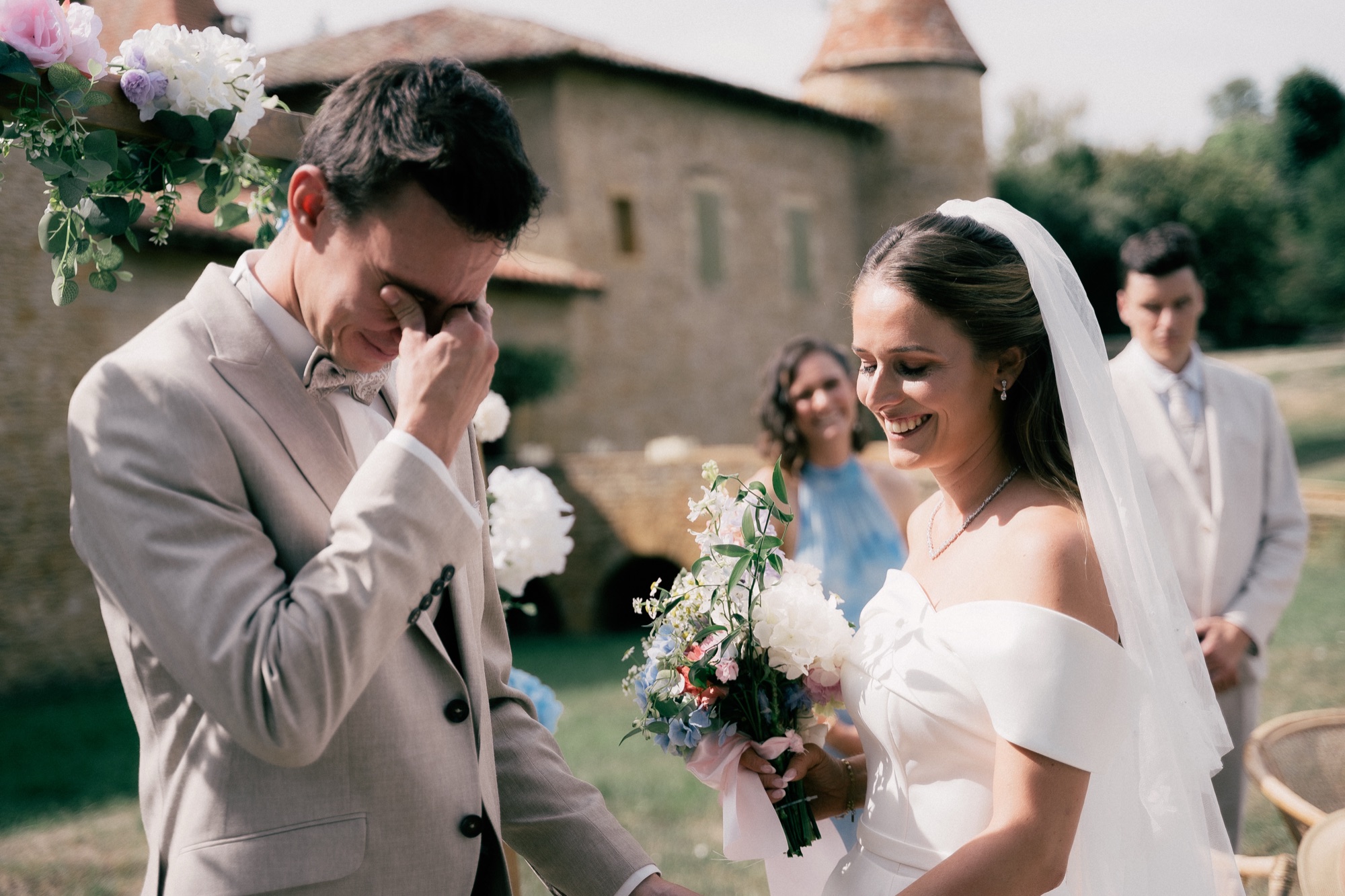 Instant d'émotion pendant la cérémonie de mariage, Lyon, Kaïto Rimbaud photographe